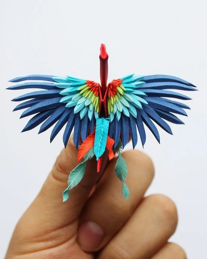 Some Time Ago I Challenged Myself To Create An Origami Crane Every Day For 1000 Days (New Pics)