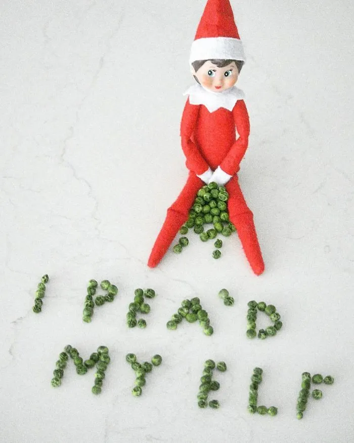 I Pea’d My Elf⠀⠀⠀⠀⠀⠀⠀