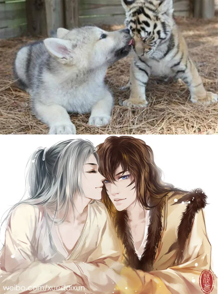 Chinese Artist Creates Human Version Of Cats And Dogs, And The Result Is On Point (22 Pics)