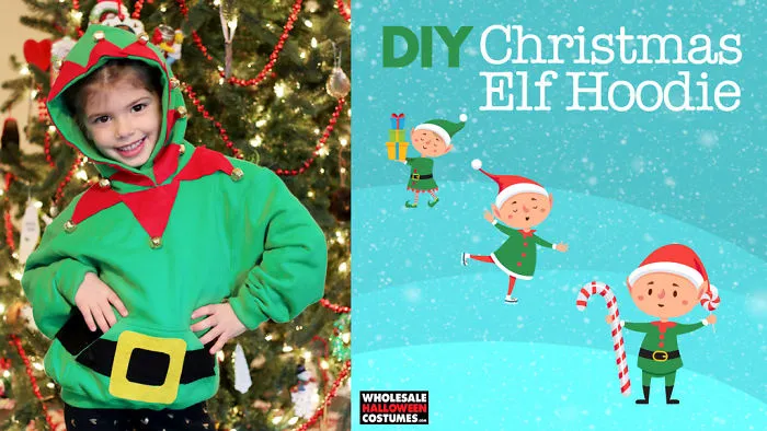 Diy Christmas Elf Hoodie