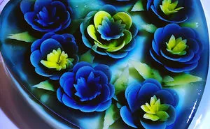 I Ventured Into 3 D Jelly Art After My Children Requested The Nicest Nut Free / Allergy Cake For Their Special Day.