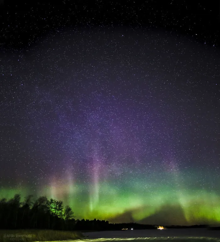 Aurora Borealis In Finland