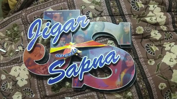 I Make A New Cration And Marriage Gift For My Dear Jigar Mevada And Sapna Mevada