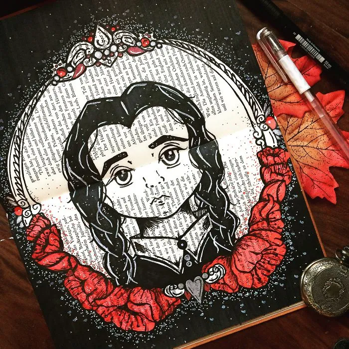 I Create Art On The Old Books I Find In Flea Markets (Part 3)