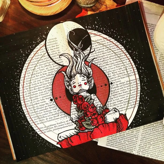 I Create Art On The Old Books I Find In Flea Markets (Part 3)