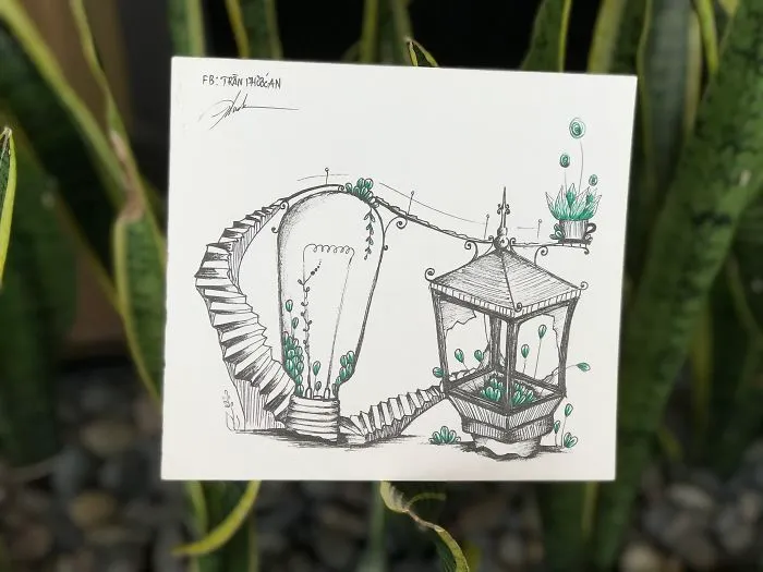 I Drew These 9 Pictures Inspired By Plants And Broken Things At Home