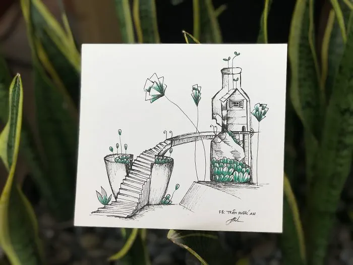 I Drew These 9 Pictures Inspired By Plants And Broken Things At Home