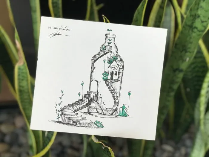 I Drew These 9 Pictures Inspired By Plants And Broken Things At Home
