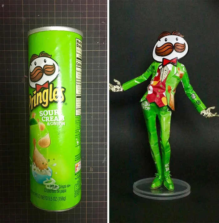 Japanese Artist Turns Product Packaging Into Amazing Art (12 Pics)