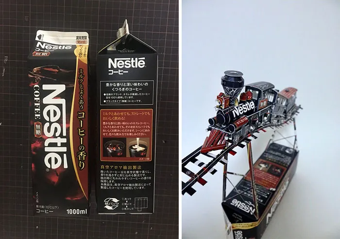 Japanese Artist Turns Product Packaging Into Amazing Art (12 Pics)