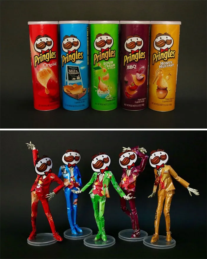 Japanese Artist Turns Product Packaging Into Amazing Art (12 Pics)