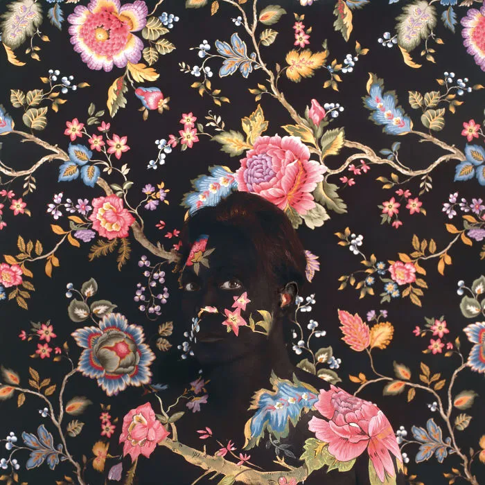 Artist Paints Her Body And Makes It Disappear Into Floral Backgrounds