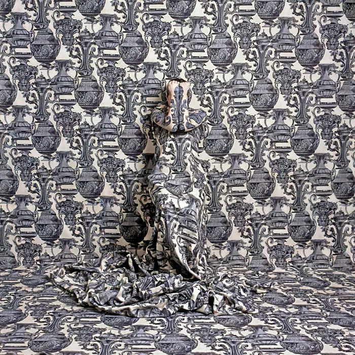 Artist Paints Her Body And Makes It Disappear Into Floral Backgrounds