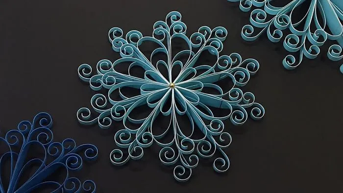Diy Quilling Paper Snowflakes | Christmas Decoration Ideas