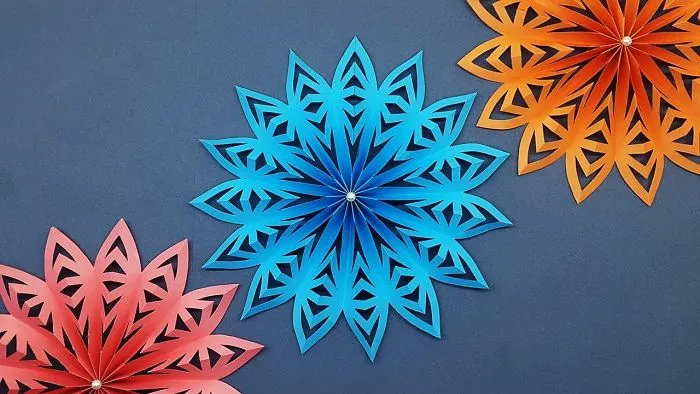 Diy 3d Paper Snowflakes Tutorial | Christmas Decor Ornaments