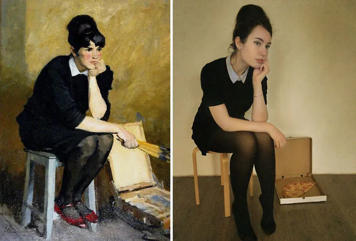 50 Times People Tried To Recreate Famous Artworks And Nailed It
