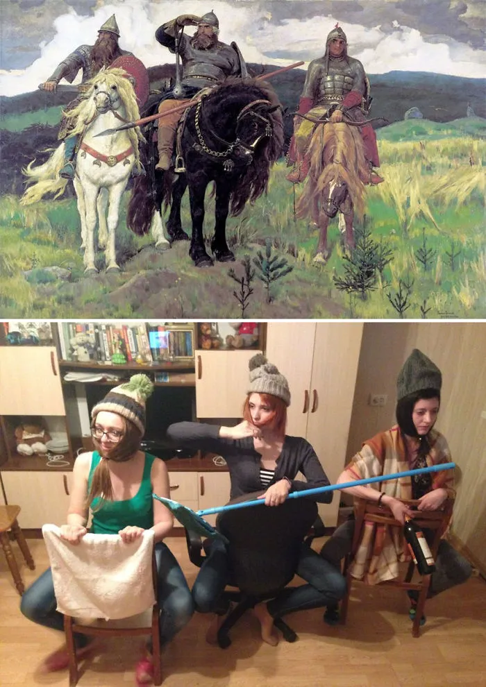 50 Times People Tried To Recreate Famous Artworks And Nailed It
