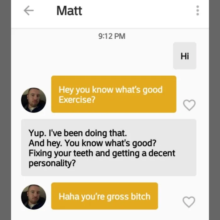 Online Dating: Comeback To Non-Provoking "Hi"