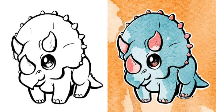 Cute Triceratops