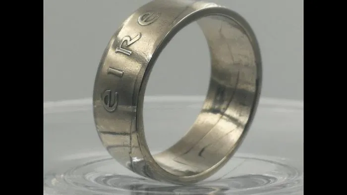 Making A Married Couple Coin Rings From The Year They Were Born.