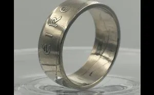 Making A Married Couple Coin Rings From The Year They Were Born.