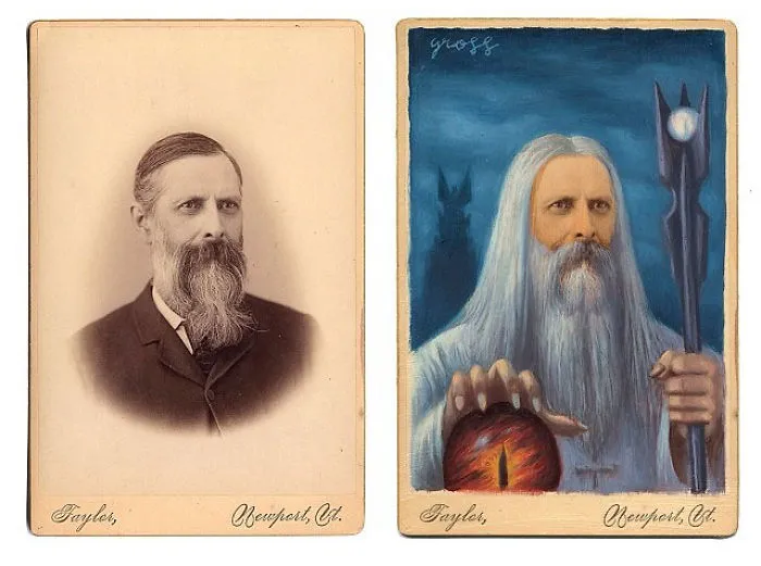 Artist Turns Vintage Portraits Into Heroes Of Pop Culture
