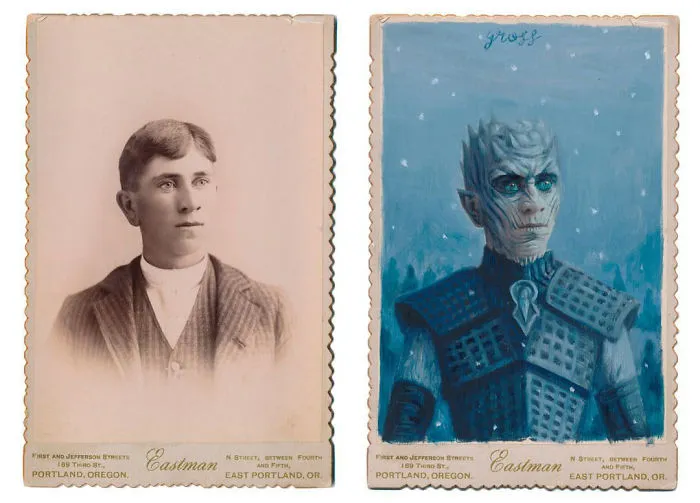 Artist Turns Vintage Portraits Into Heroes Of Pop Culture
