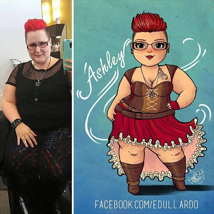 Tired Of Seeing Prejudice Against Plus-Sized Women This Artist Turned Them Into Art