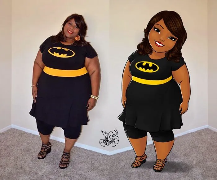 Cansado de los prejuicios contra las mujeres de talla grande, este artista las convirtió en arte