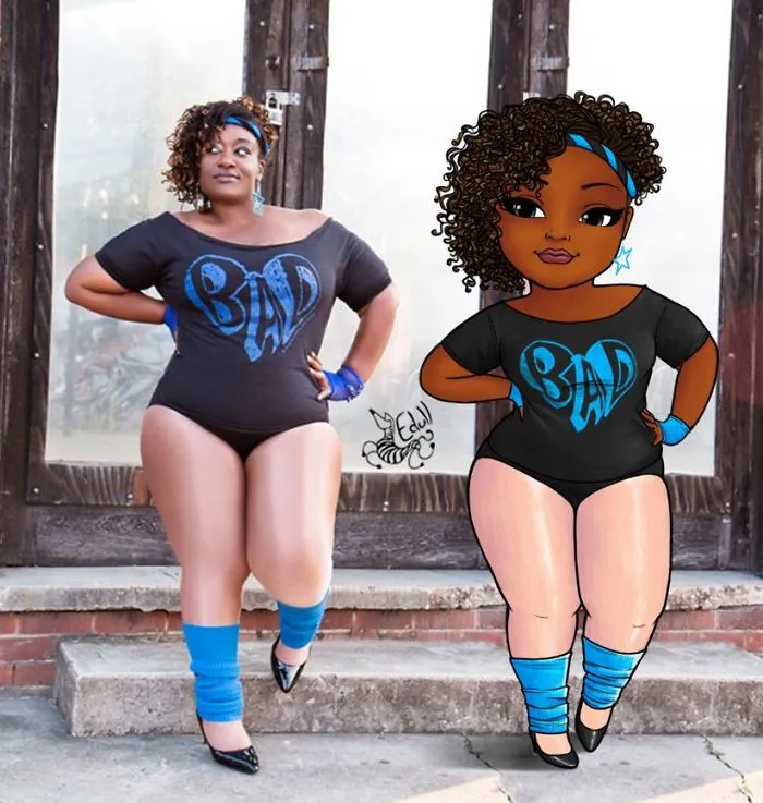 Cansado de los prejuicios contra las mujeres de talla grande, este artista las convirtió en arte