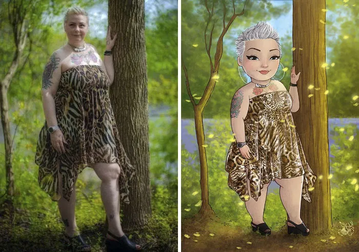 Cansado de los prejuicios contra las mujeres de talla grande, este artista las convirtió en arte