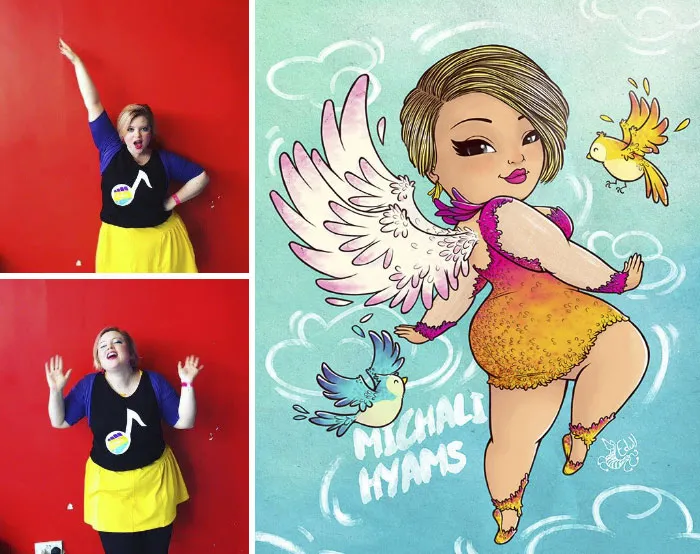 Cansado de los prejuicios contra las mujeres de talla grande, este artista las convirtió en arte