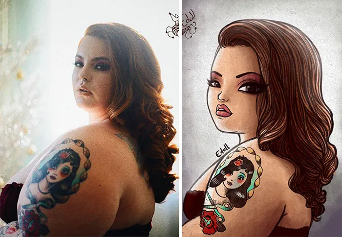 Cansado de los prejuicios contra las mujeres de talla grande, este artista las convirtió en arte