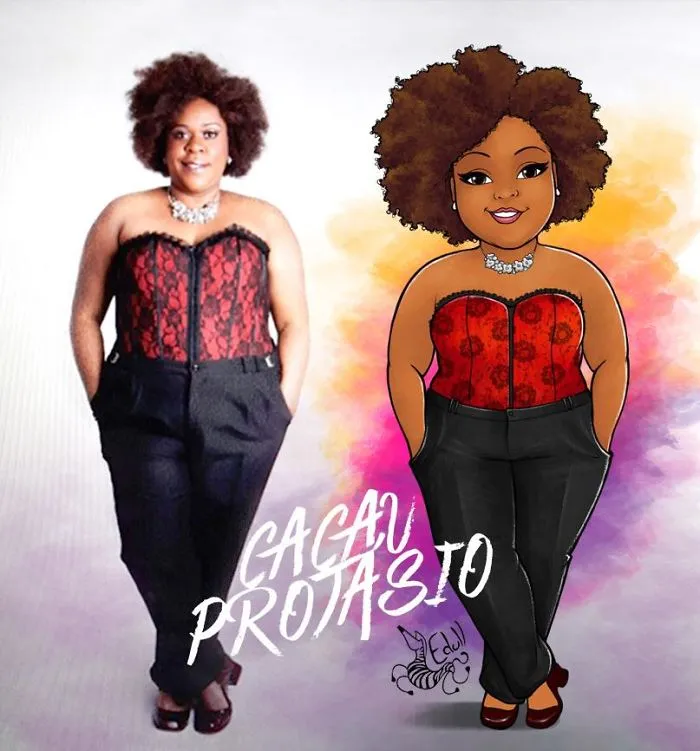 Cansado de los prejuicios contra las mujeres de talla grande, este artista las convirtió en arte