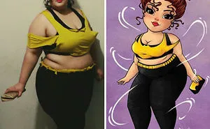 Tired Of Seeing Prejudice Against Plus-Sized Women This Artist Turned Them Into Art