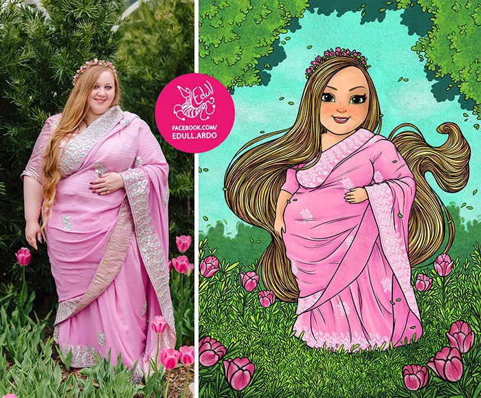 Tired Of Seeing Prejudice Against Plus-Sized Women This Artist Turned Them Into Art