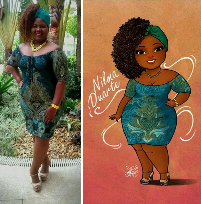 Tired Of Seeing Prejudice Against Plus-Sized Women This Artist Turned Them Into Art