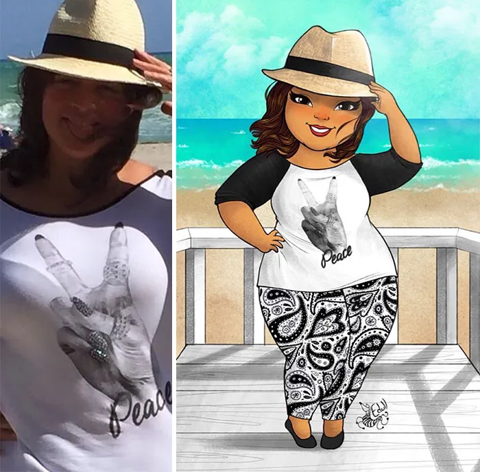 Cansado de los prejuicios contra las mujeres de talla grande, este artista las convirtió en arte