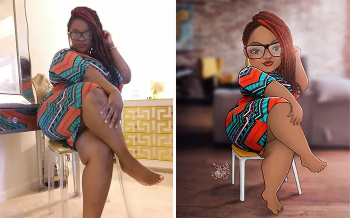 Cansado de los prejuicios contra las mujeres de talla grande, este artista las convirtió en arte