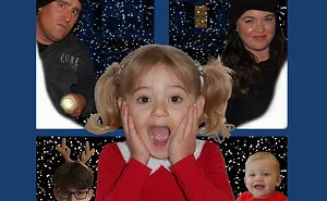 Home Alone Theme Christmas Card
