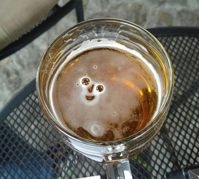 Get Yourself Someone Who's As Happy To See You Like This Beer Is Happy To See Me