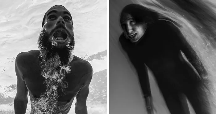 This Australian Photographer Captured 21 Ghostlike Portraits Of Bodysurfers