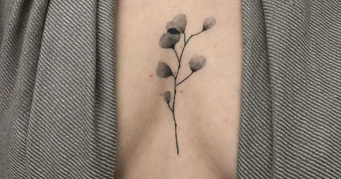 I Design Tattoos Inspired By Minimalism And Botanical Illustrations
