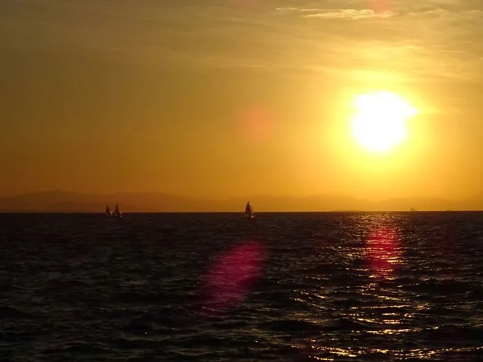 December Sunsets In Greece