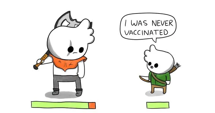 My 10 Comics About An RPG Character Who Was Never Vaccinated