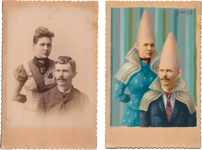 Artist Turns Vintage Portraits Into Heroes Of Pop Culture