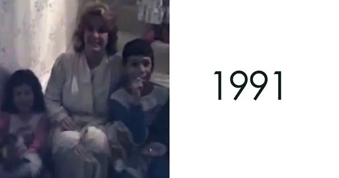 Dad Films Family's Christmas Mornings For 25 Years, Shows How Small Changes Create A Big Difference At The End