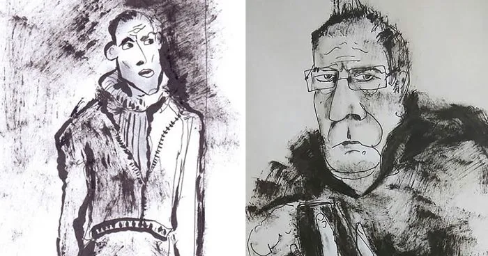 I Sketch Interesting People On The Metro Every Monday While Going To Classes With My Special Needs Child