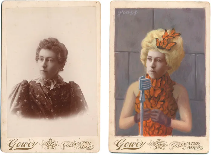 Artist Turns Vintage Portraits Into Heroes Of Pop Culture