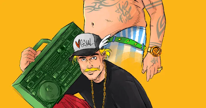 This Artist Reimagined Classic European Comic Book Characters Like Lucky Luke And Tin Tin And Ended Up Creating Something Awesome.